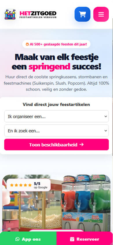 HetZitGoed mobiele website