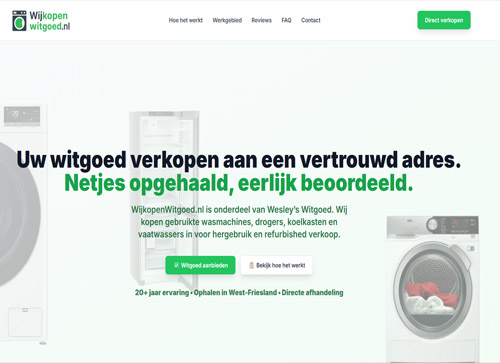 Screenshot van wijkopenwitgoed.nl