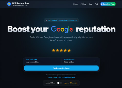 Screenshot van wpreviewpro.com